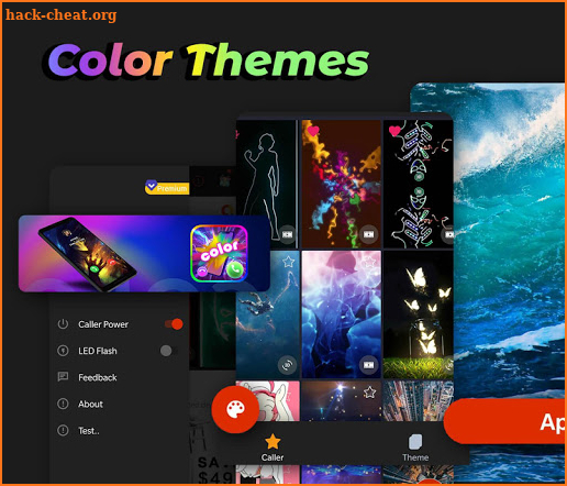 3D Lighting Screen Themes - Color & Caller & Flash screenshot