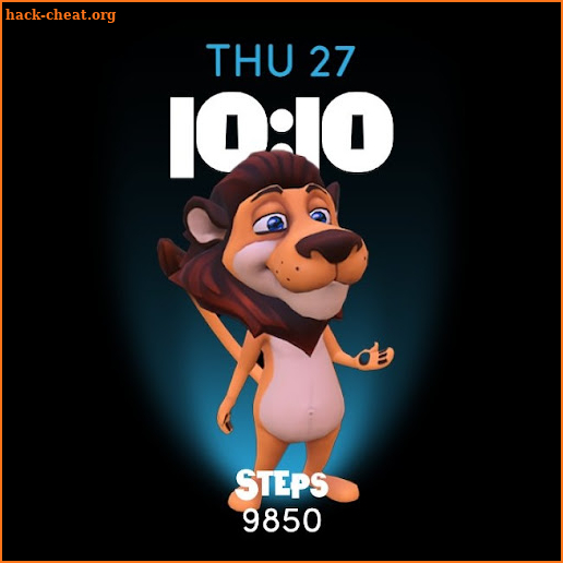 3D Lion Watch Face screenshot