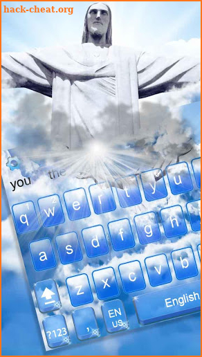 3D Live Jesus Christ Keyboard screenshot