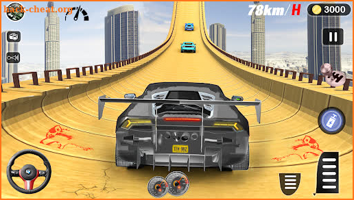 3D Mega ramp car stunt games screenshot