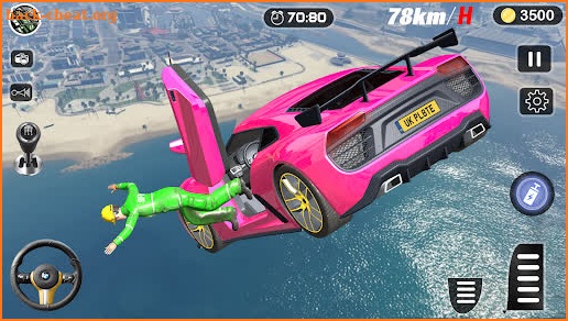 3D Mega ramp car stunt games screenshot