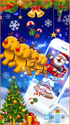 3D Merry Christmas Theme screenshot