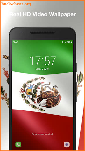3D Mexico Flag Live Wallpaper screenshot