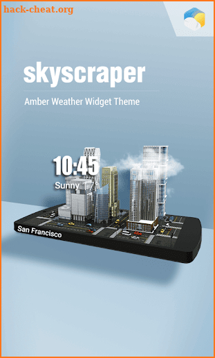 3D Mini Sky Super Widget Free screenshot