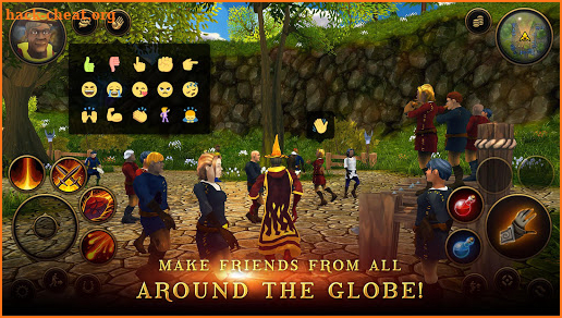 3D MMO Villagers & Heroes screenshot