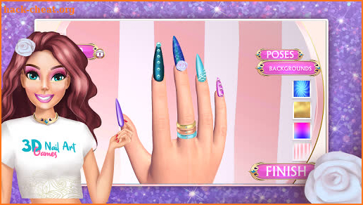 3D Nail Art Games for Girls screenshot