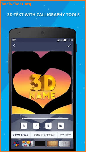 3D Name on Pics - 3D Text screenshot
