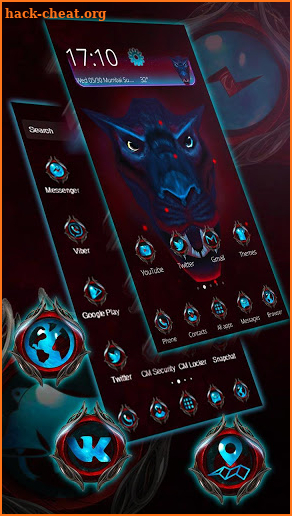 3d neon panther screenshot