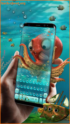 3d Octopus keyboard screenshot