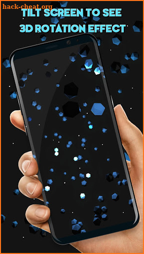 3D Particle Effect Interactive Live Wallpaper screenshot