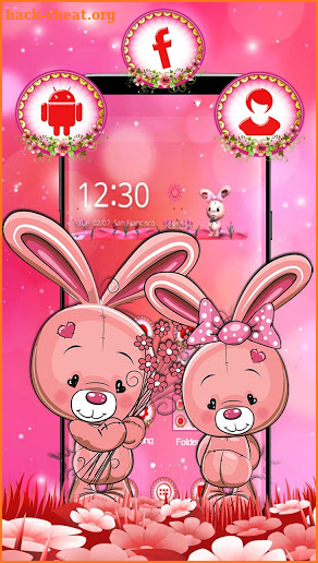 3d pink rabbit screenshot