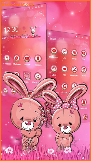 3d pink rabbit screenshot