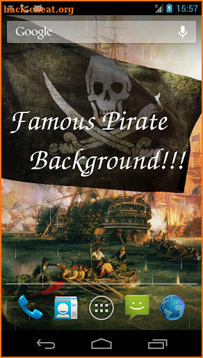 3D Pirate Flag Live Wallpaper screenshot