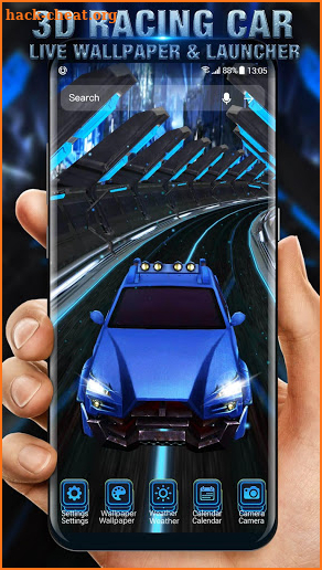 3D Racing Car Live Wallpaper screenshot