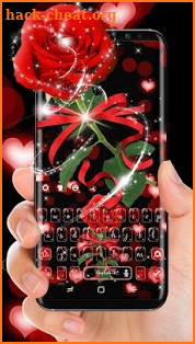 3D Red Roses Love Keyboard screenshot