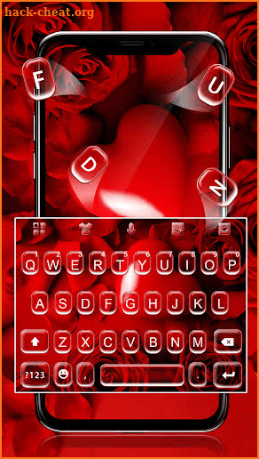3D Romantic Love Theme Keyboard screenshot