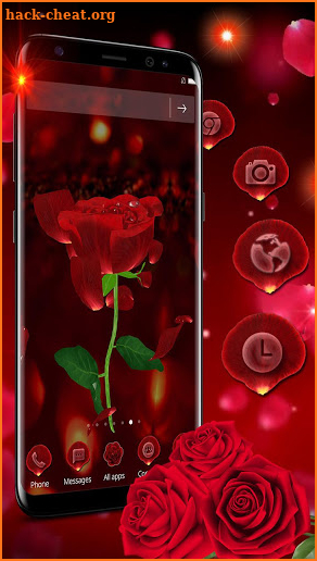 3D Rose Launcher screenshot