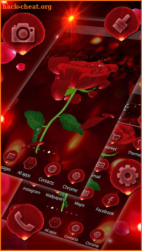 3D Rose Launcher screenshot