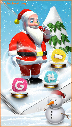 3D Santa Christmas Launcher screenshot