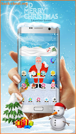 3D Santa Christmas Launcher screenshot