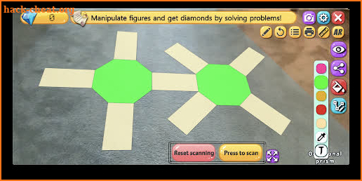 3D Shapes+Origami screenshot