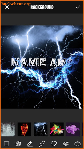 3D Smoke Effect Name Art Maker screenshot