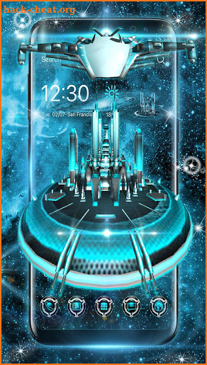 3D Spaceship Galaxy Launcher screenshot