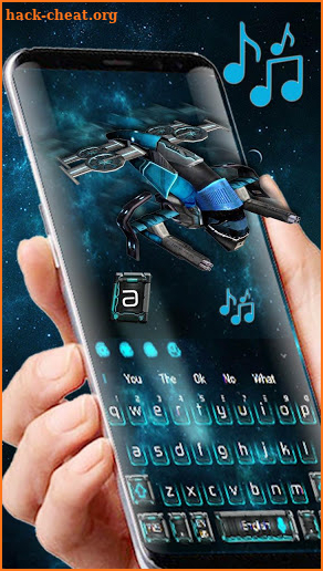 3d Spaceship keyboard screenshot