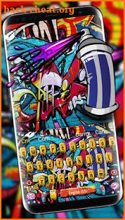 3D Street Art Graffiti Keyboard Theme screenshot