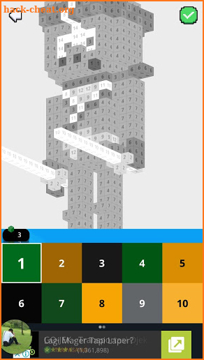3D Superhero Lego Color by Number - Pixel art screenshot