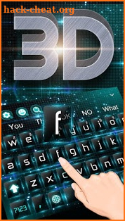 3D Tech Hologram Keyboard screenshot