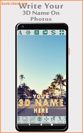 3D Text Photo Editor-3D Logo Maker & 3D Name screenshot
