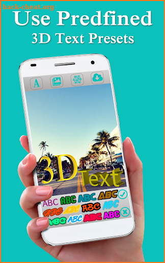 3D Text Photo Editor Lite-3D Logo Maker & 3D Name screenshot