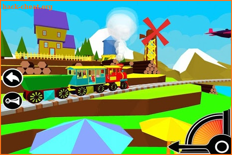 3D Train Engine Driving Game For Kids & Toddlers screenshot