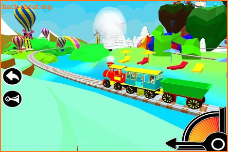 3D Train Engine Driving Game For Kids & Toddlers screenshot
