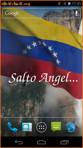 3D Venezuela Flag Live Wallpaper screenshot