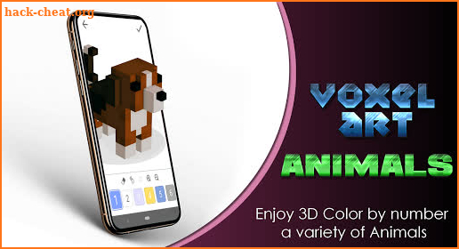 3D Voxel Art Color By Number screenshot