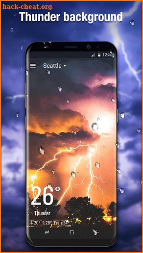 3D Weather Live Wallpaper for Free screenshot
