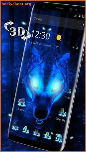3D Wolf Launcher screenshot
