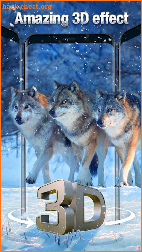 3D Wolf live wallpaper screenshot