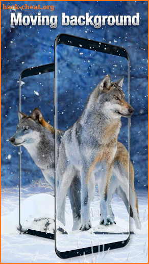 3D Wolf live wallpaper screenshot