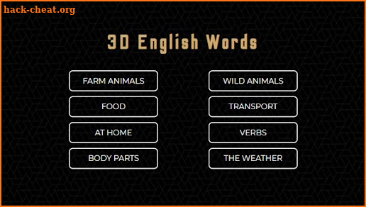 3D Words - Learning English screenshot