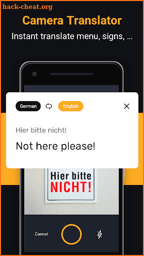 3in1 Translate - camera, voice, text translation screenshot