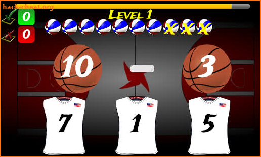 3rd Grade Game Math Basketball screenshot