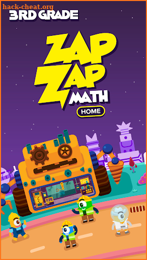 3rd Grade Math: Fun Kids Games -  Zapzapmath Home screenshot