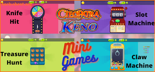 4 Card Cleopatra Keno Games screenshot