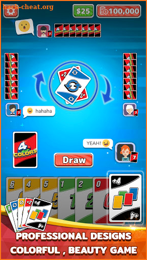 4 Colors Card Game screenshot