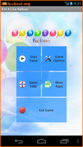 4 In A Line Balloon screenshot
