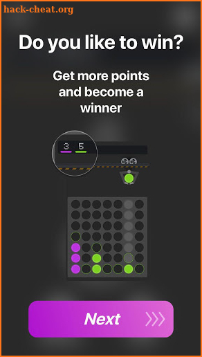 4 in a row remake - Mono4 puzzle game screenshot