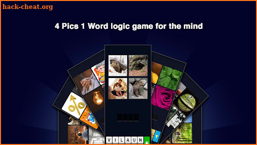 4 pics 1 word by Shumkar logic game forever screenshot